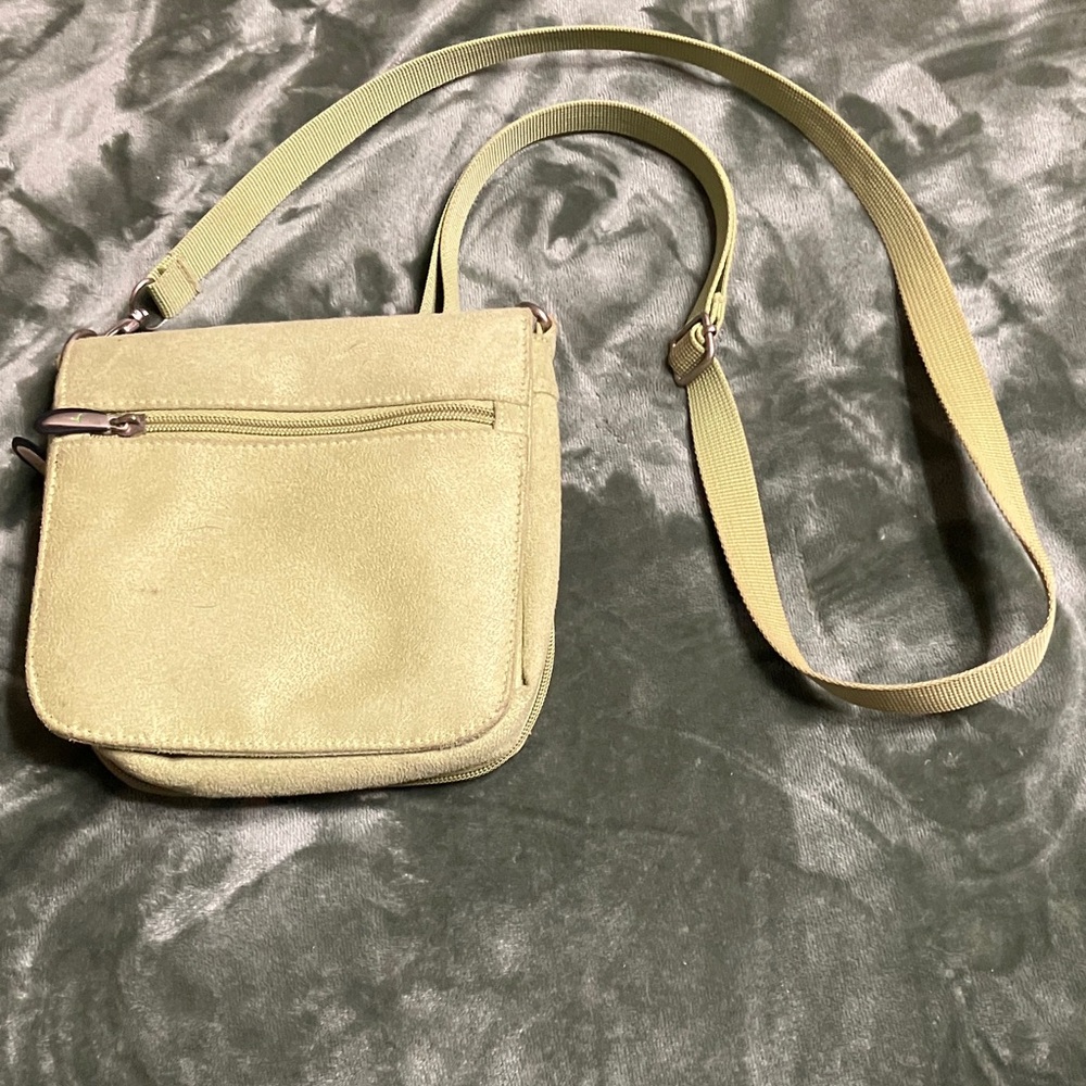 Travelon Light Olive Crossbody Bag